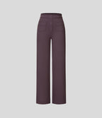 Pantalon taille haute coupe droite DayStretch avec poches