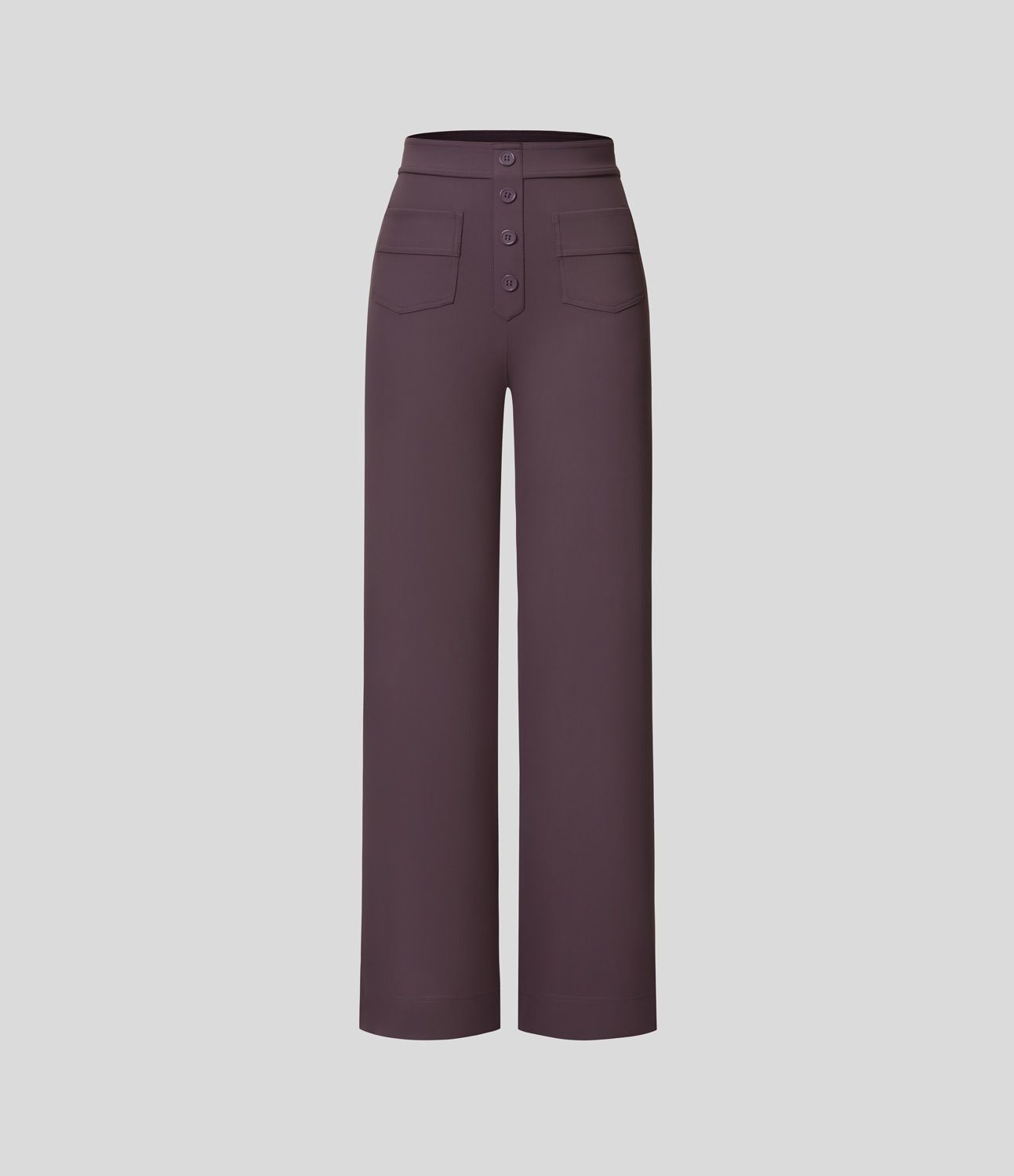 Pantalon taille haute coupe droite DayStretch avec poches