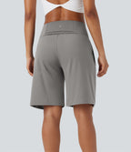 Bermuda SoftlyZero™ Airy de yoga taille haute avec poches multiples et effet frais InstantCool