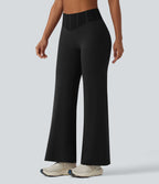 Pantalon yoga Halara UltraSculpt™ gainant coupe droite taille haute avec mesh contrastant