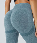 Legging push-up taille haute froncé sans couture OneForm Seamless Flow