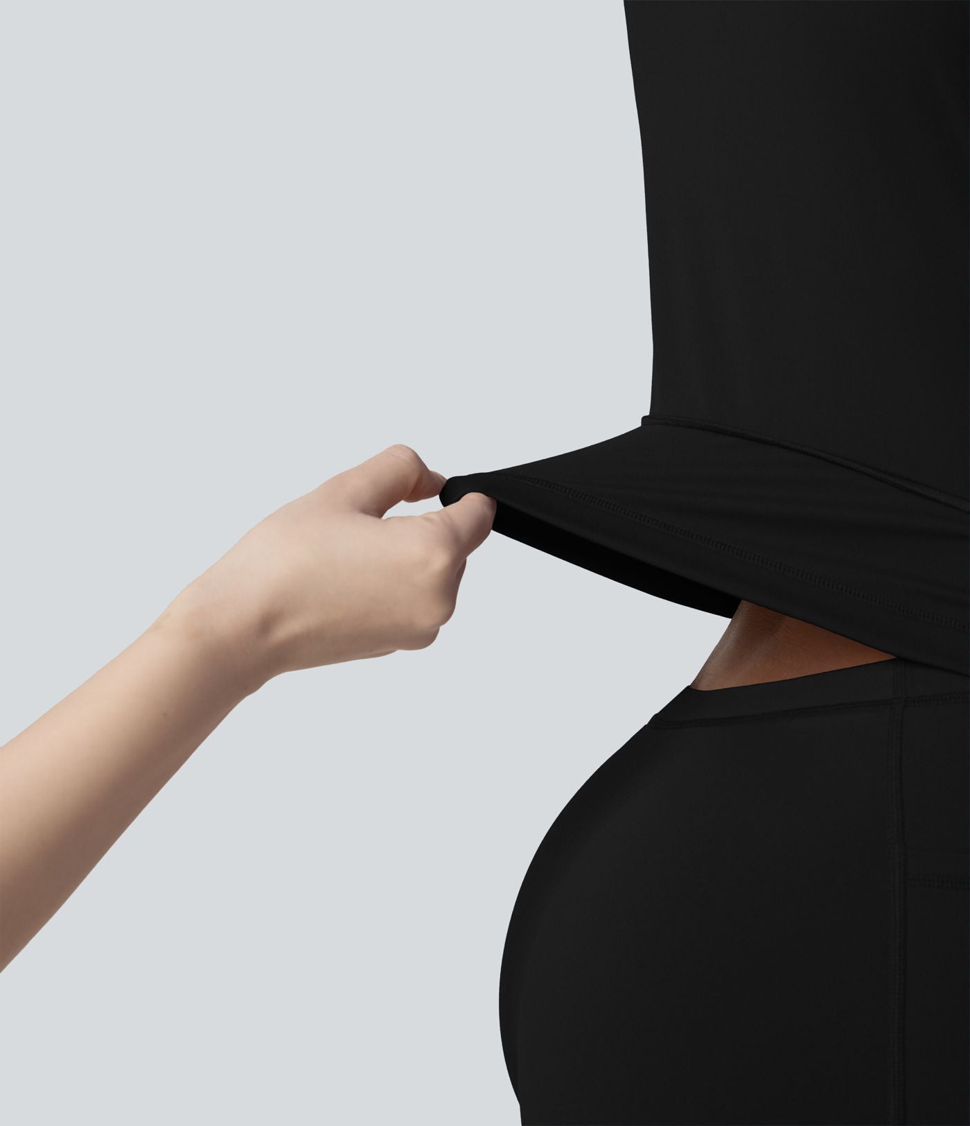SoftlyZero™ Plush Robe sport mini de yoga 2-en-1 dos nageur croisé dos nu avec soutien-gorge intégré et poches - Easy Peasy