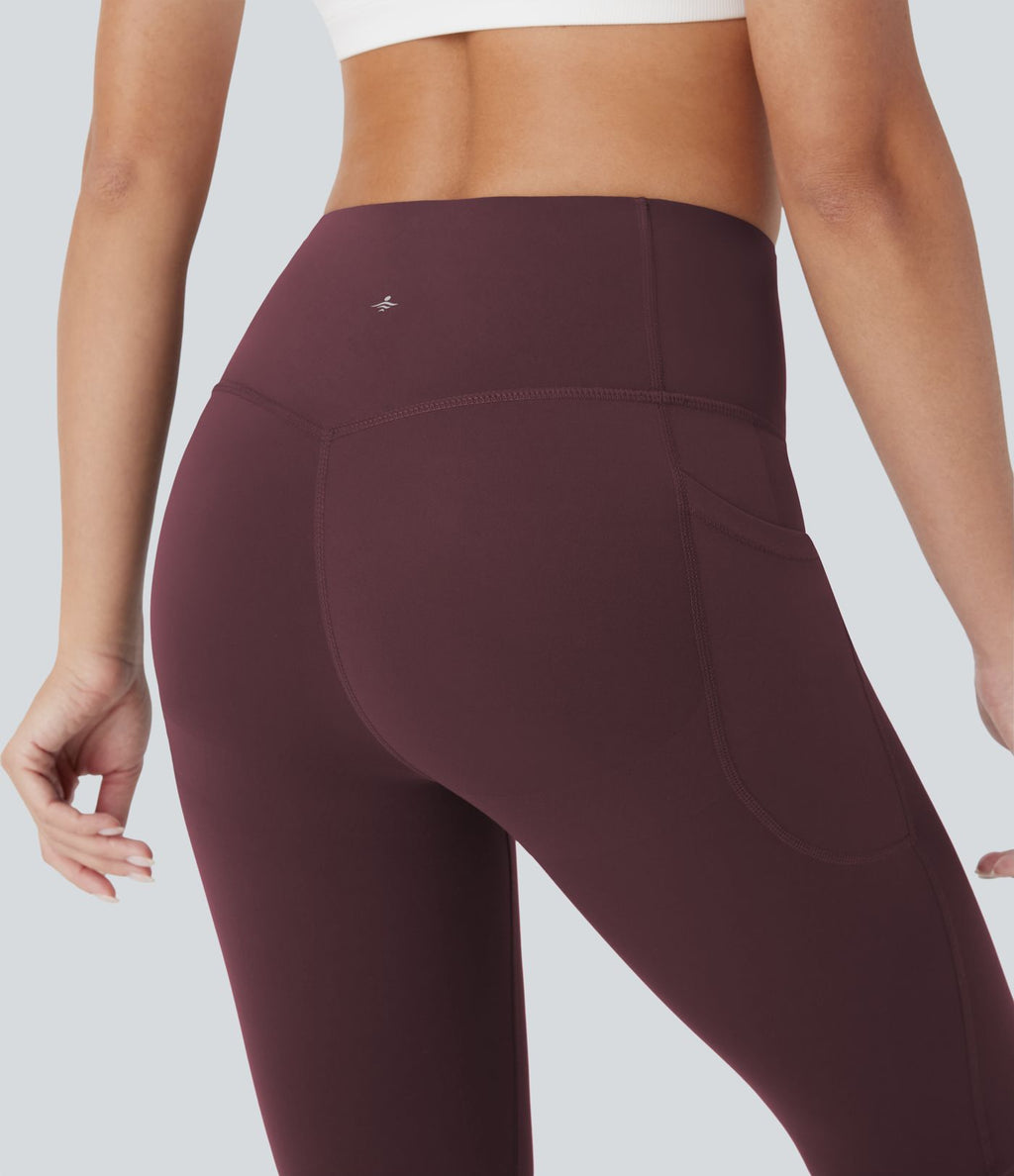 Legging corsaire d'entraînement gainant galbant taille haute avec poches Halara UltraSculpt™