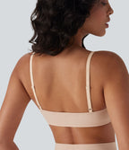 Brassière décontractée à bretelles réglables haute élasticité