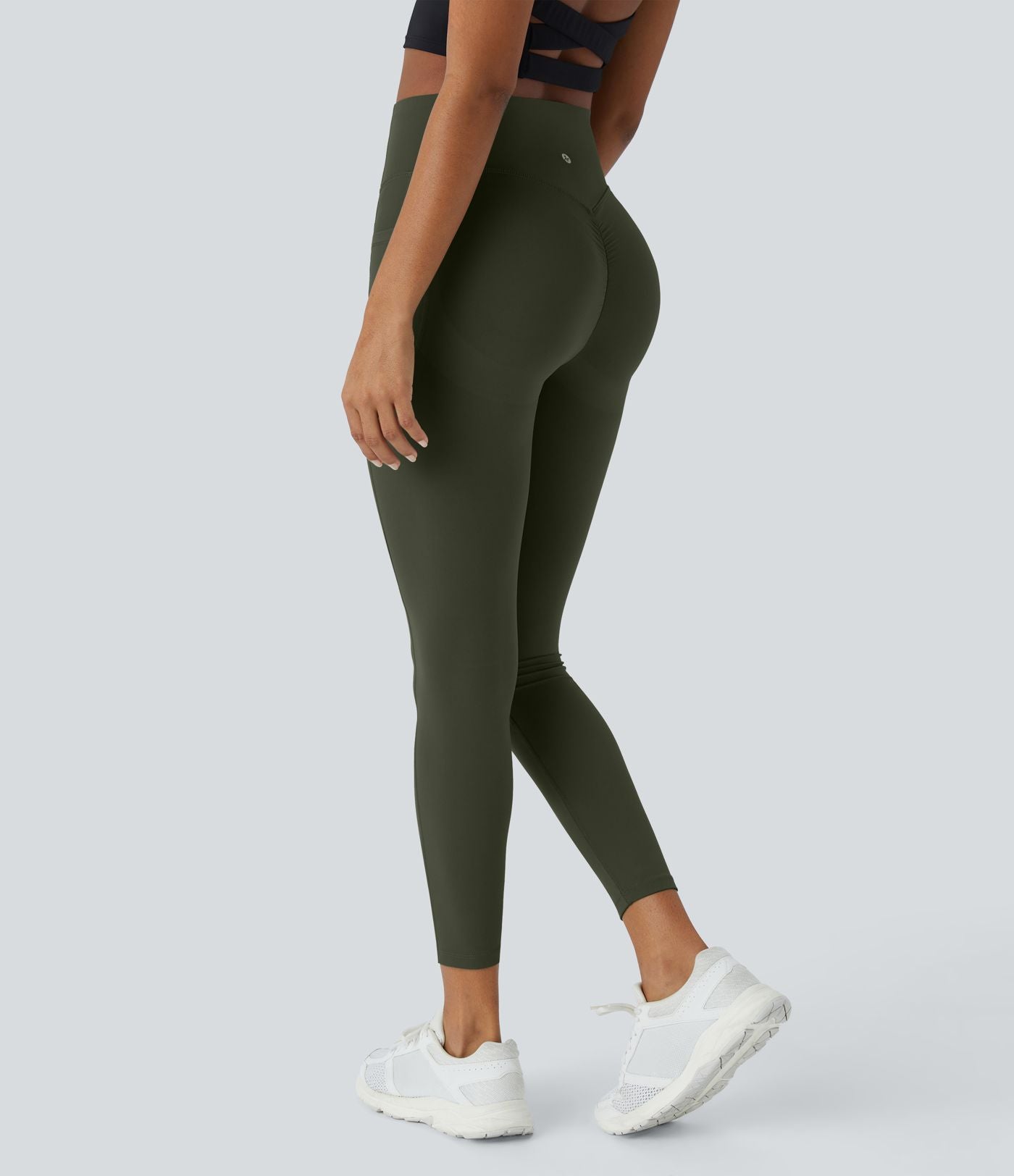 Legging d'entraînement gainant galbant taille haute avec effet scrunch et poches Halara UltraSculpt™