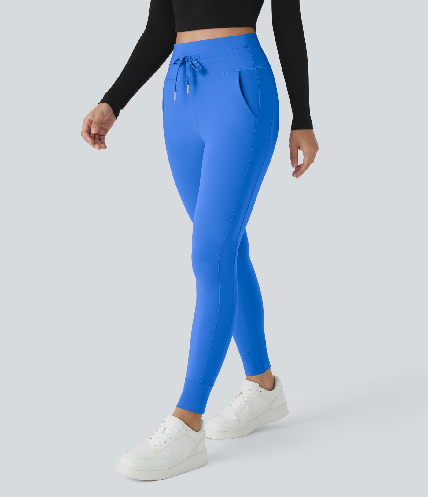 Jogging taille haute Softlyzero™ Plush avec cordon de serrage et poches latérales
