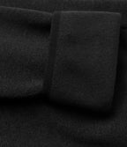 Veste polaire de randonnée chiné col montant manches longues avec fermeture éclair et poches