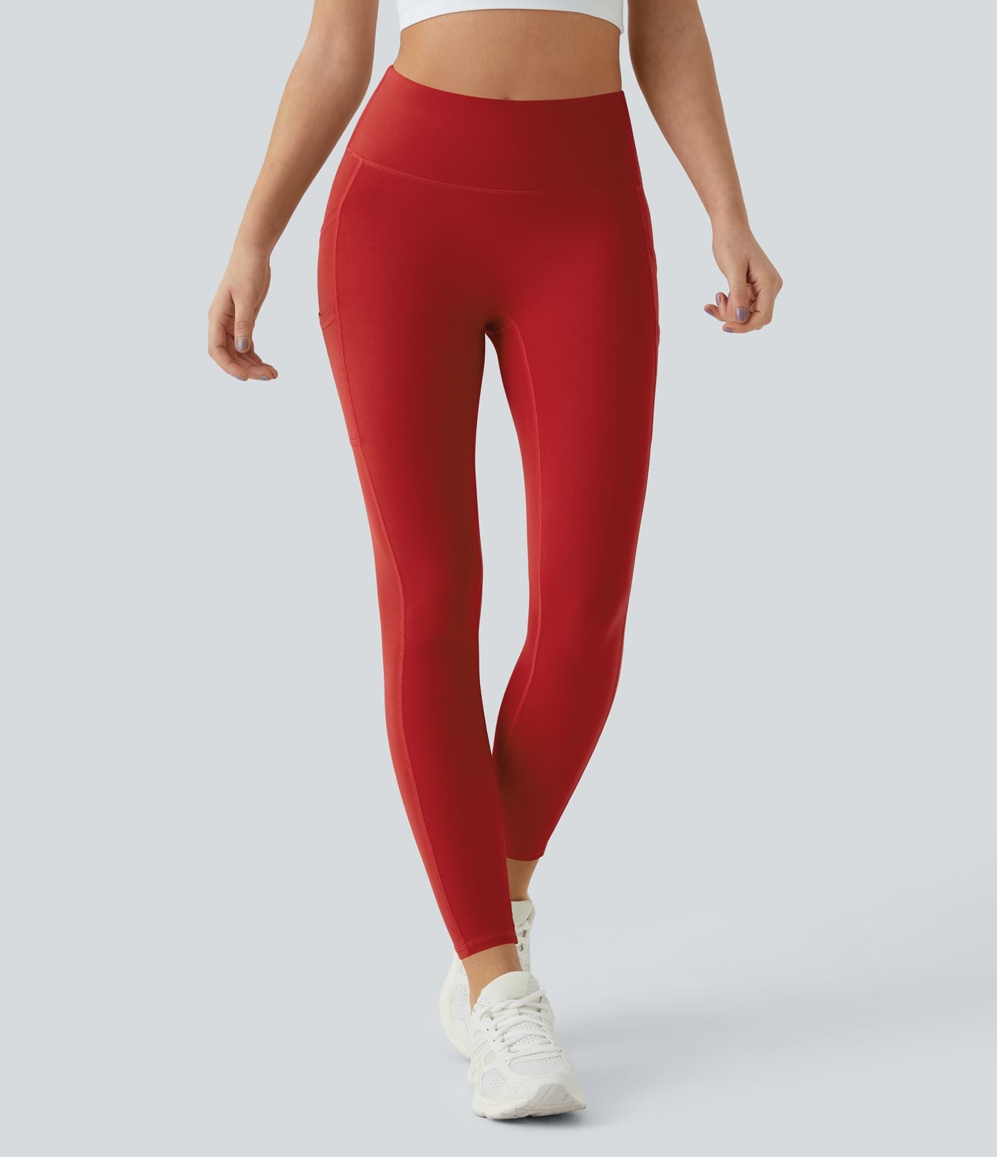 Softlyzero™ Legging Uni Taille Haute Doubles Poches - UPF50+