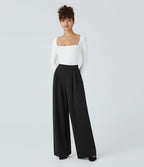 Pantalon de travail Halara Flex™ ample taille haute avec poches