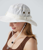 Chapeau de soleil large bord réglable - UPF40+