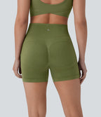 Short cycliste yoga 10 cm taille haute sans couture OneForm Seamless Flow