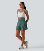 Short de sport SoftlyZero™ Airy taille haute gainant et rafraîchissant 2 en 1, 12,5 cm, avec poches