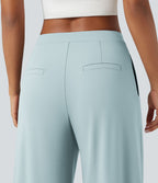 Pantalon tailleur fuselé asymétrique taille moyenne Halara Flex™ DayStretch avec poches