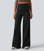 Pantalon de yoga large DayStretch gainant taille haute avec poches