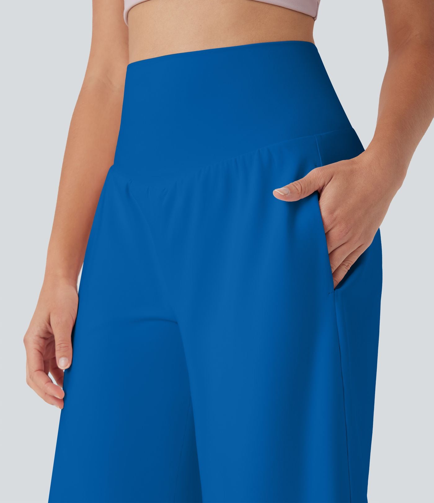 Bermuda SoftlyZero™ Airy de yoga taille haute avec poches multiples et effet frais InstantCool