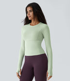 Top Sport Yoga Uni Trous pour les Pouce