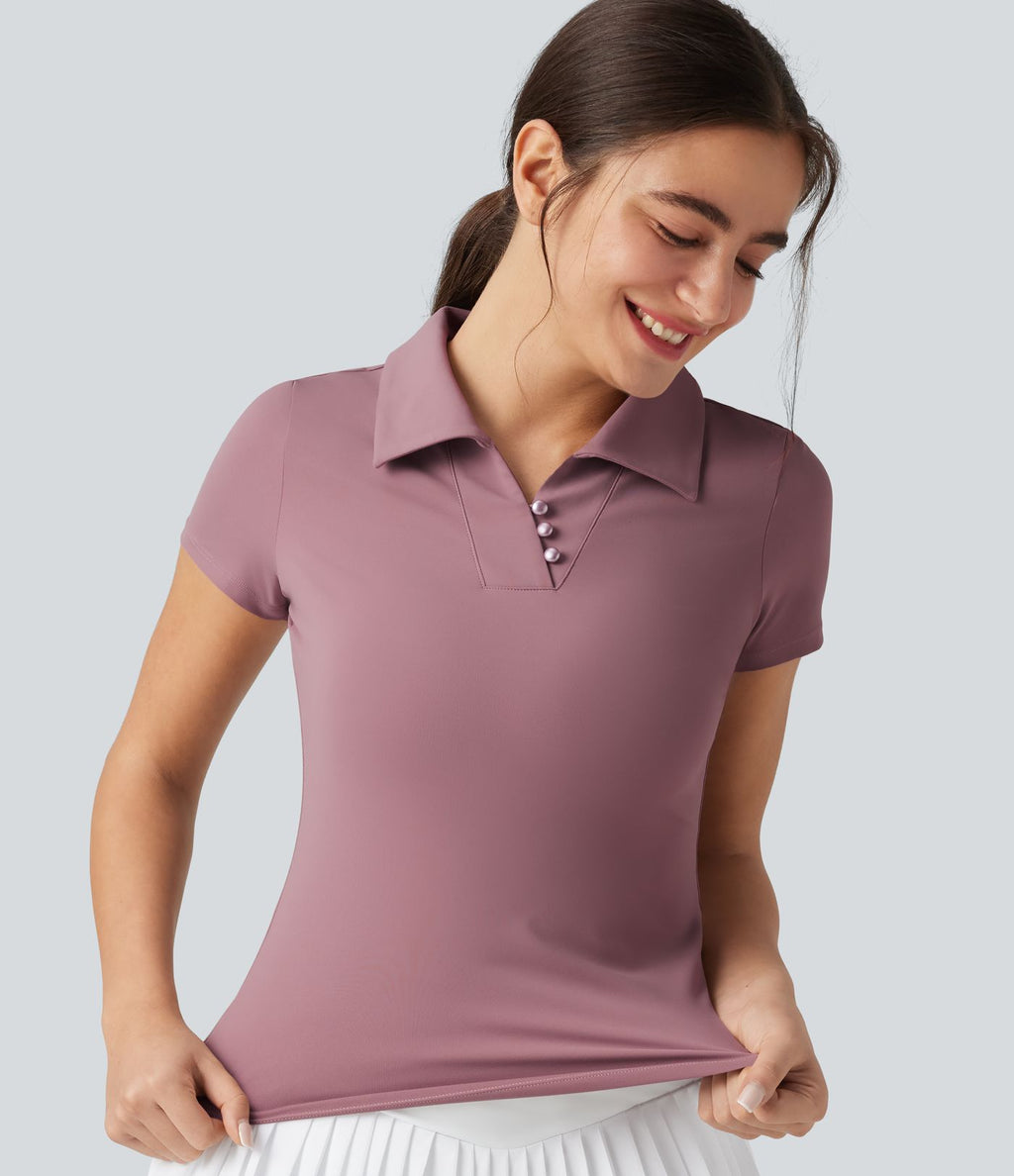 Haut de sport golf manches courtes effet frais InstantCool séchage rapide, protection solaire UPF50+