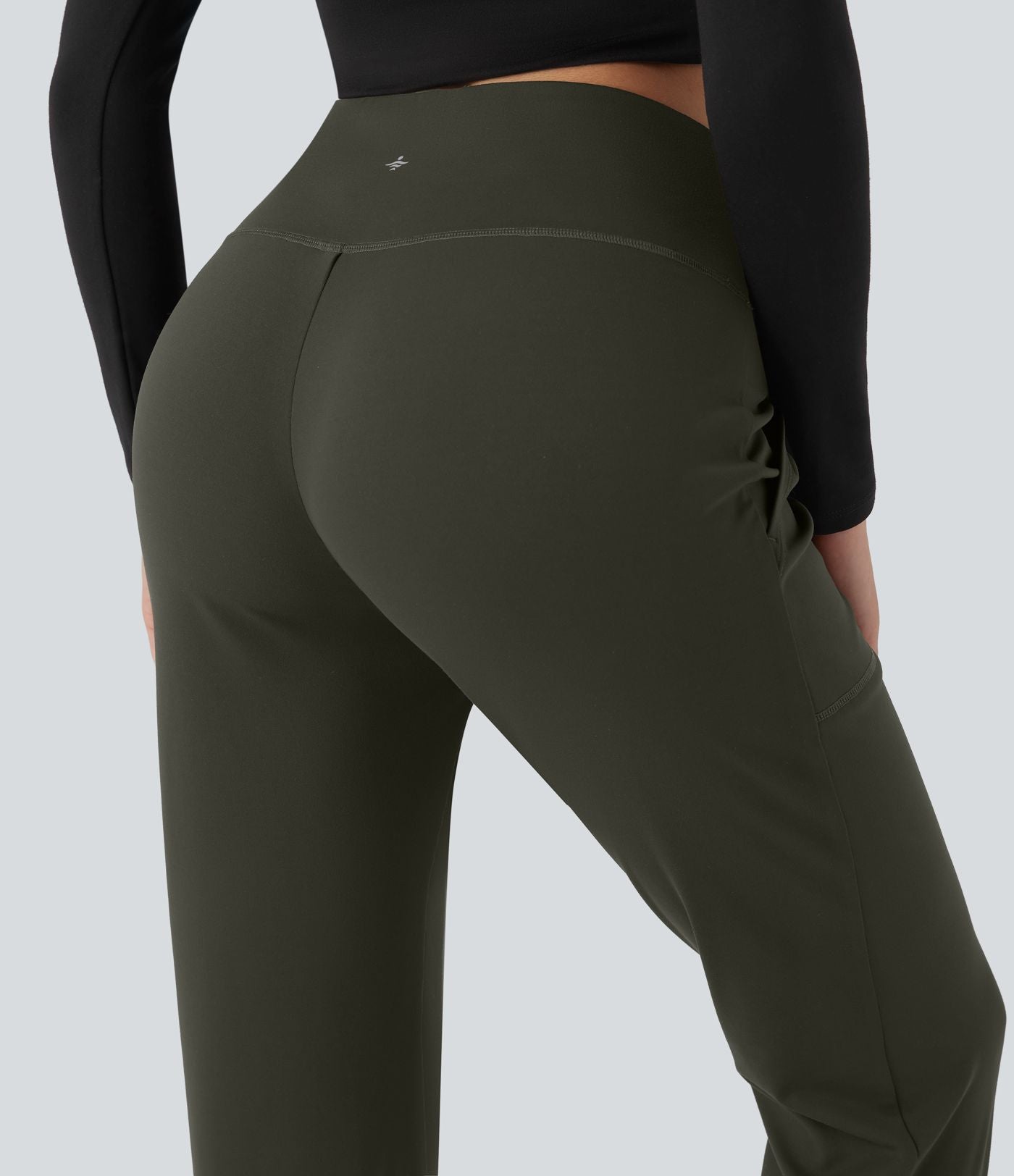 Pantalon fuselé croisé taille haute DayStretch avec poches