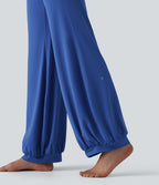 Pantalon de danse SoftlyZero™ taille haute à cordon de serrage et poches - Protection solaire UPF50+