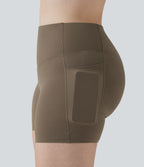 Short cycliste grande taille Halara UltraSculpt™ 12,5 cm taille haute effet push-up gainant sculptant avec poches
