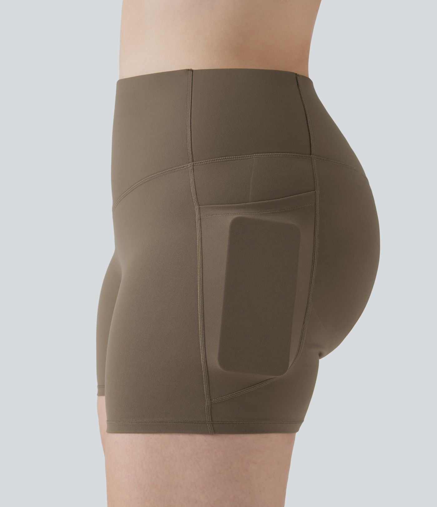 Short cycliste grande taille Halara UltraSculpt™ 12,5 cm taille haute effet push-up gainant sculptant avec poches