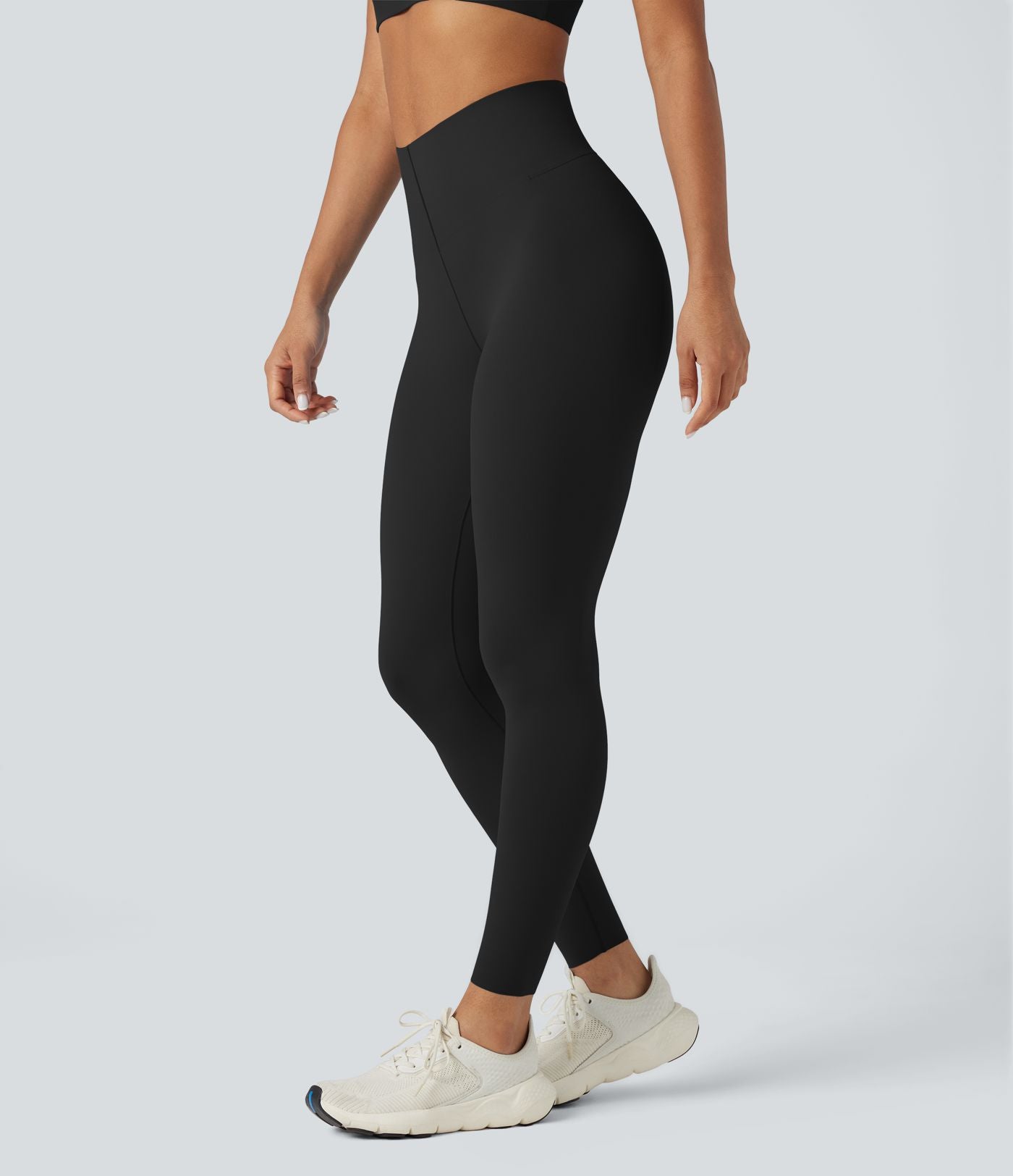 Legging 7/8 d'entraînement gainant taille haute avec ceinture en V Halara UltraSculpt™