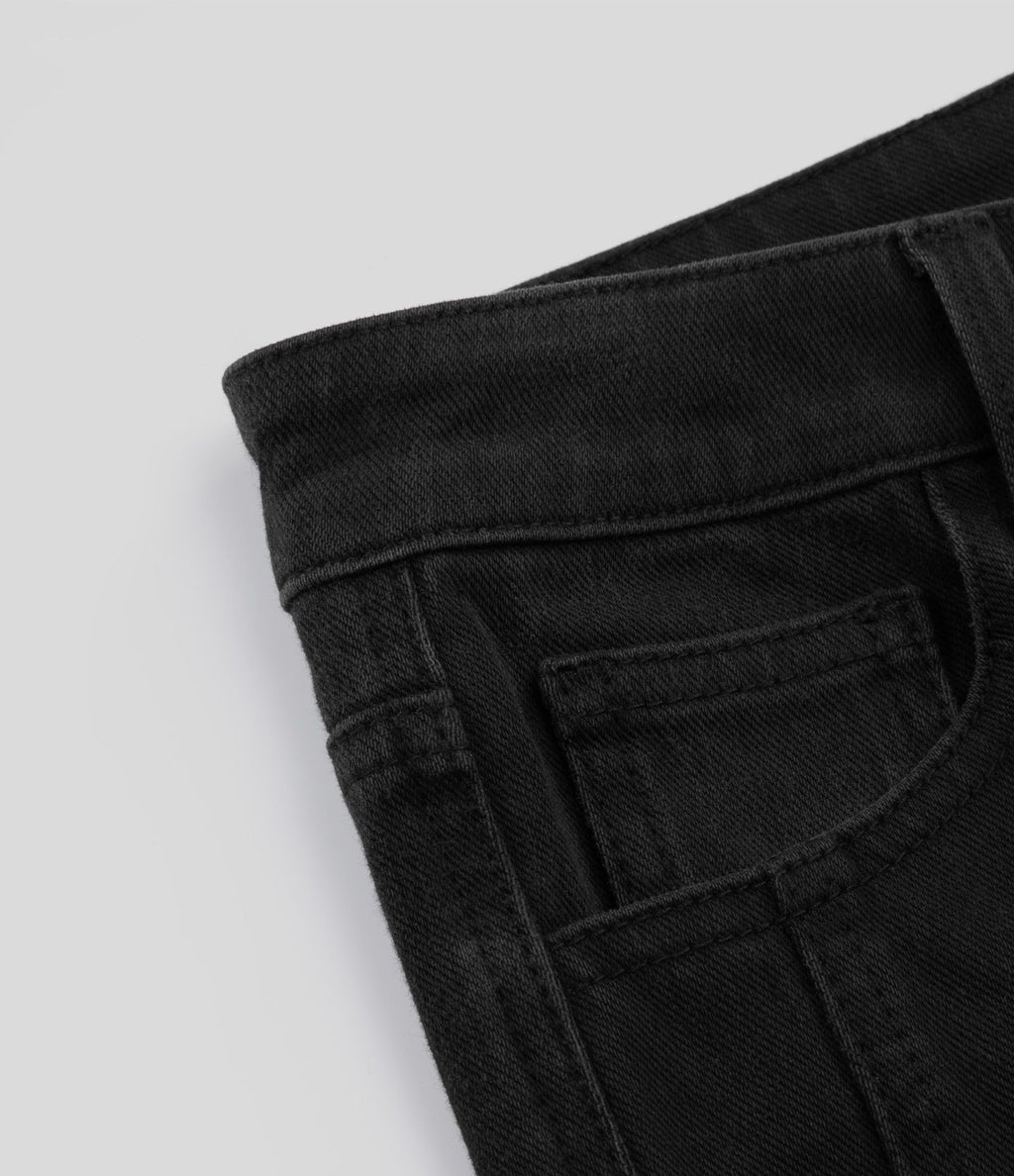 Jean skinny 7/8 décontracté taille basse Halara Flex™ avec poches zippées