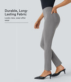 Pantalon tailleur fuselé taille haute Halara Flex™ avec poches
