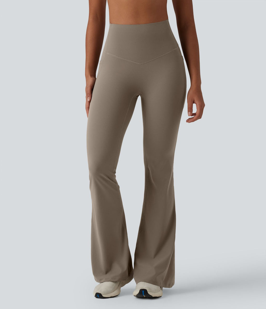 Halara UltraSculpt™ Legging de yoga évasé gainant taille haute avec poches
