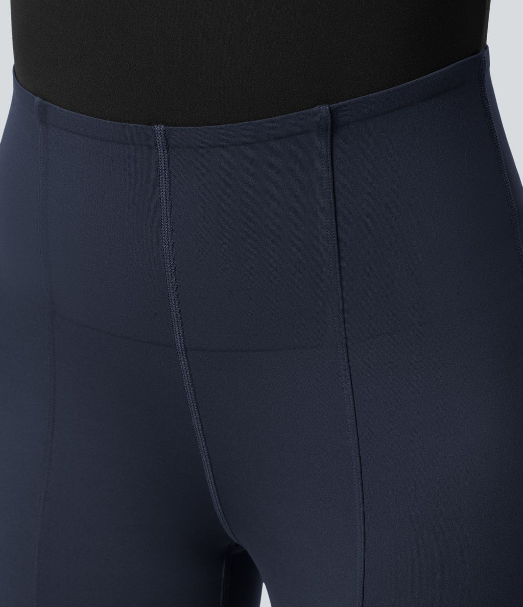 Pantalon de travail 7/8 gainant taille haute avec ourlet ajustable Halara Flex™