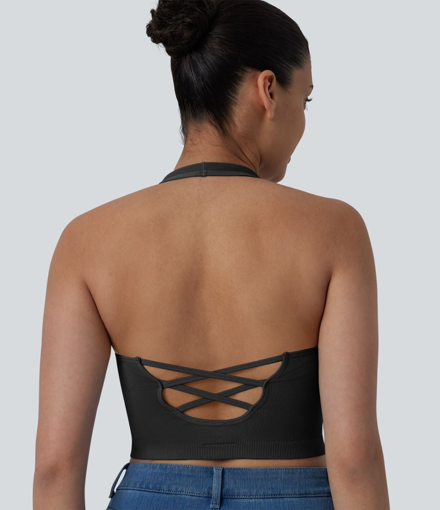 OneForm Débardeur décontracté court dos nu sans couture Seamless Flow