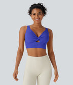 Brassière yoga SoftlyZero™ Airy maintien léger découpes effet frais InstantCool, bonnets E-G