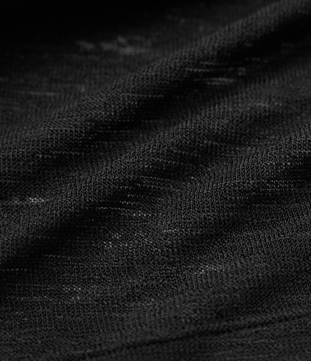 T-shirt décontracté semi-transparent une épaule dénudée à manches 3/4 et fronces