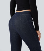Legging denim Halara Flex™ 7/8 taille mi-haute avec poches