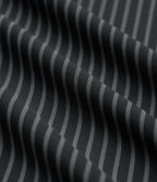 Pantalon de travail évasé taille mi-haute à rayures avec poches zippées