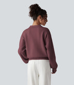 Pull décontracté à col chemise avec poches poitrine boutonnées