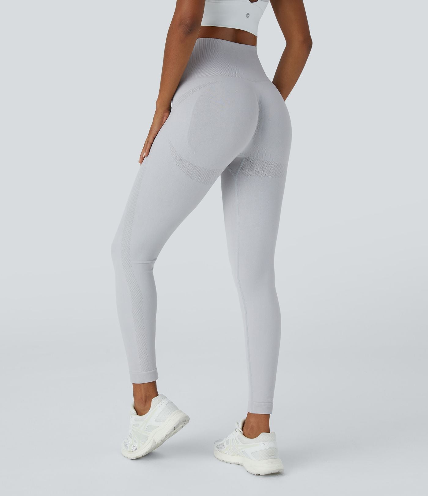 Legging yoga 7/8 taille haute froncé sans couture OneForm Seamless Flow