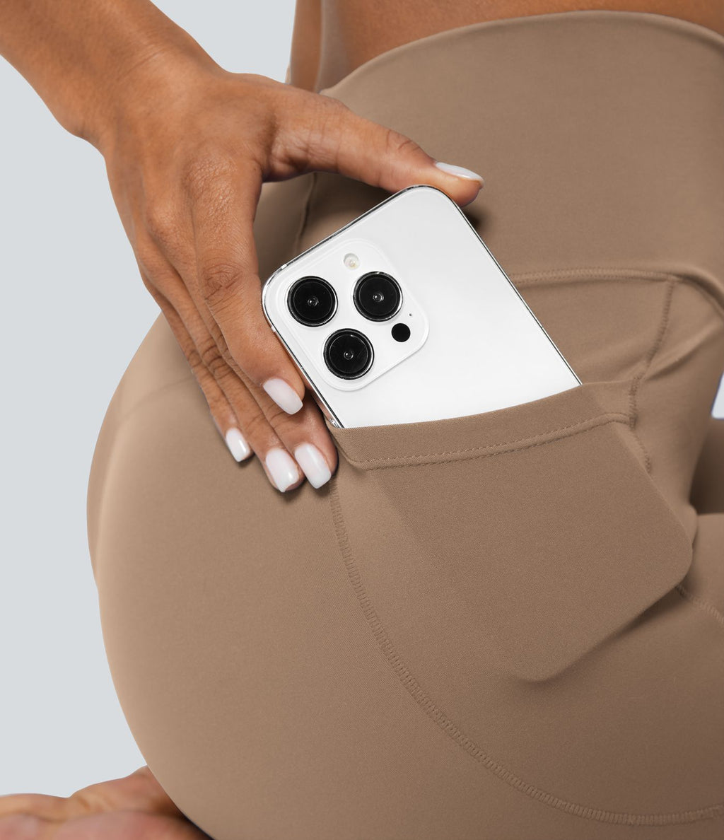 Softlyzero™ Legging Unis Poches Croisées