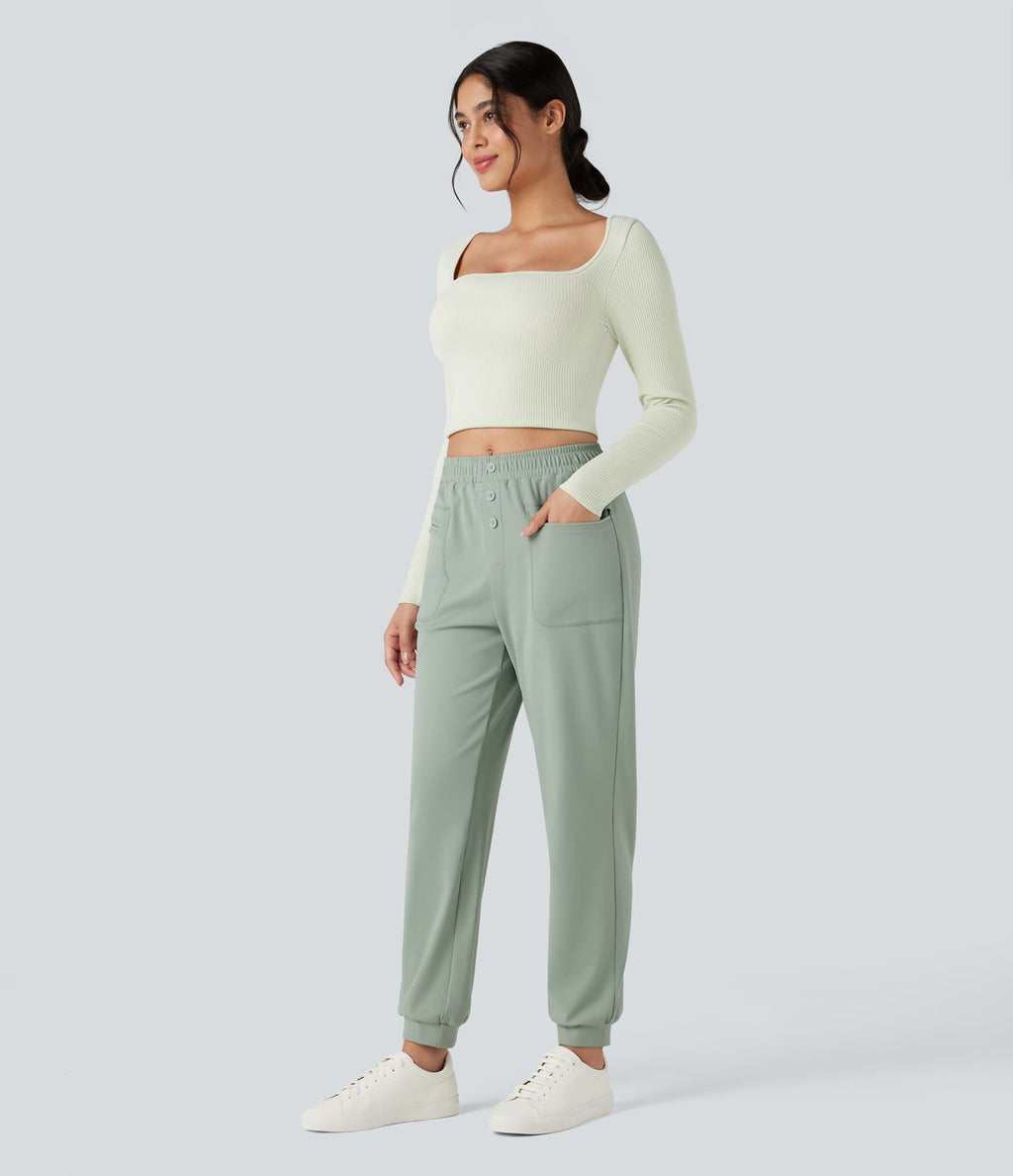 Jogging taille moyenne DayStretch avec poches
