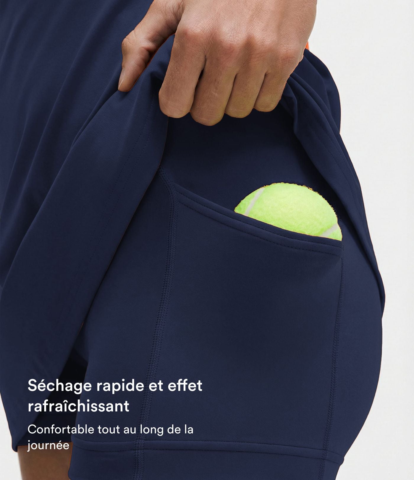 Softlyzero™ Airy Robe Sport de Yoga Plus Longue Dos Nu Découp Bretelles Réglables et Poches