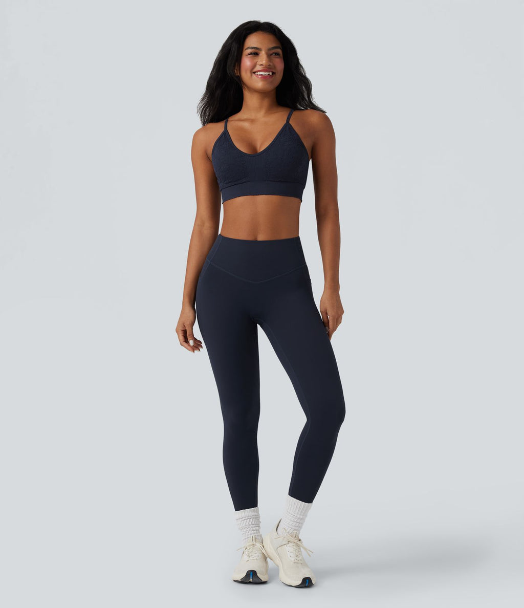 Brassière de sport yoga maintien léger sans couture OneForm Seamless Flow