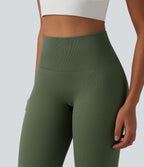 Legging de yoga 7/8 sans couture Seamless gainant et sculptant à taille haute