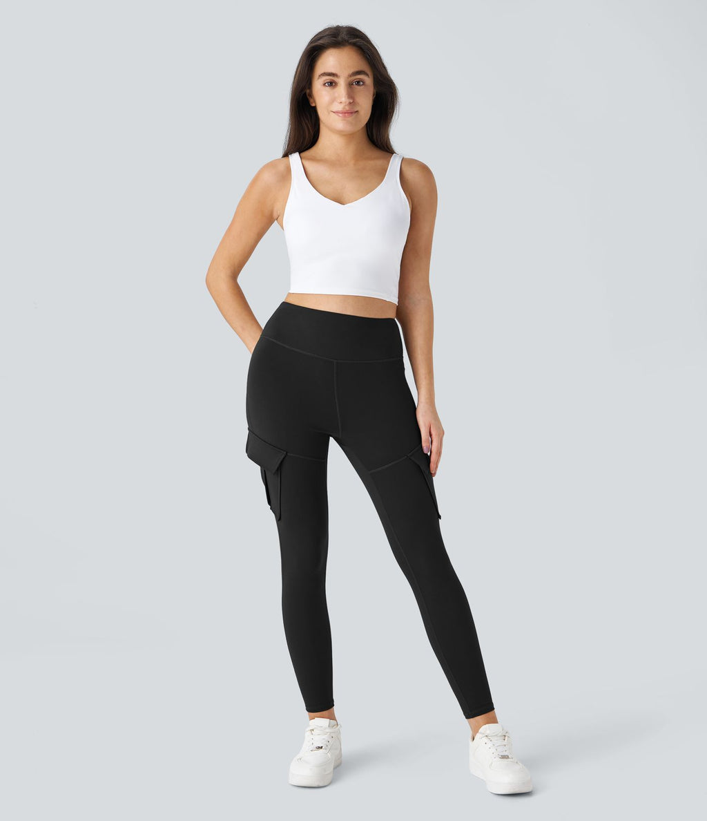 Legging yoga ajusté cargo taille haute DayStretch avec poches