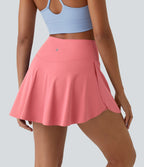 Jupe de tennis mini 2-en-1 quotidienne SoftlyZero™ Airy avec croisement, poche latérale et effet frais InstantCool, Lucid, protection solaire UPF50+