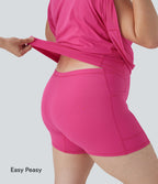 Robe de sport grande taille dos nu Softlyzero™ Plush - longueur rallongée - Easy Peasy Edition
