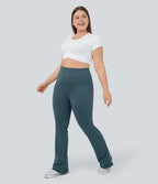 Legging yoga évasé grande taille taille haute DayStretch avec poches