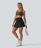 Jupe-short de tennis mini SoftlyZero™ Airy 2-en-1 gainante taille haute effet frais InstantCool avec poches, protection solaire UPF50+