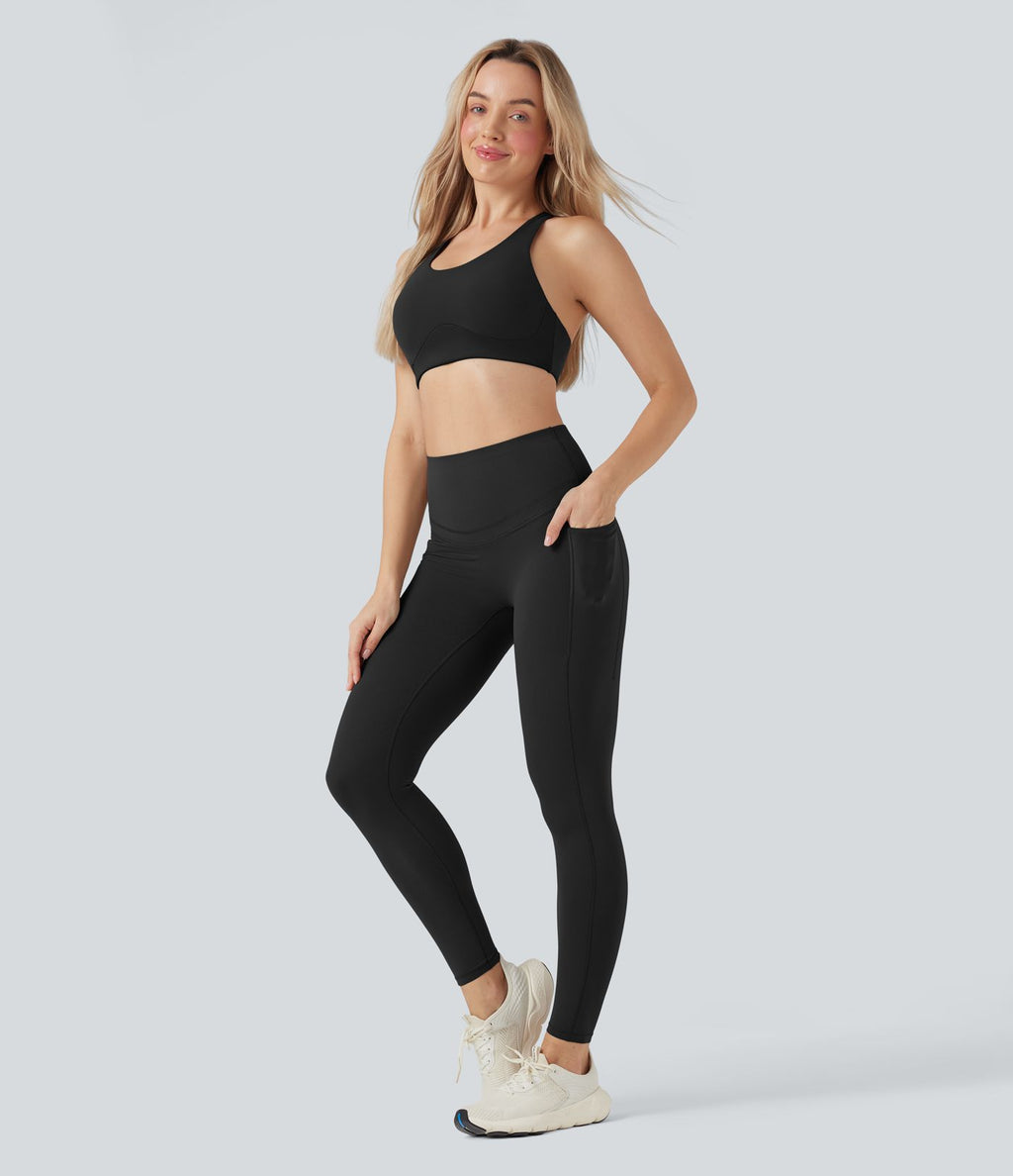 Legging sculptant d'entraînement Halara UltraSculpt™ SoCinched taille haute effet push-up fessier et gainant avec poches