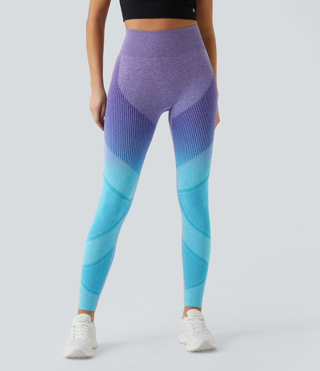 Legging running taille haute dégradé sans couture OneForm Seamless Flow
