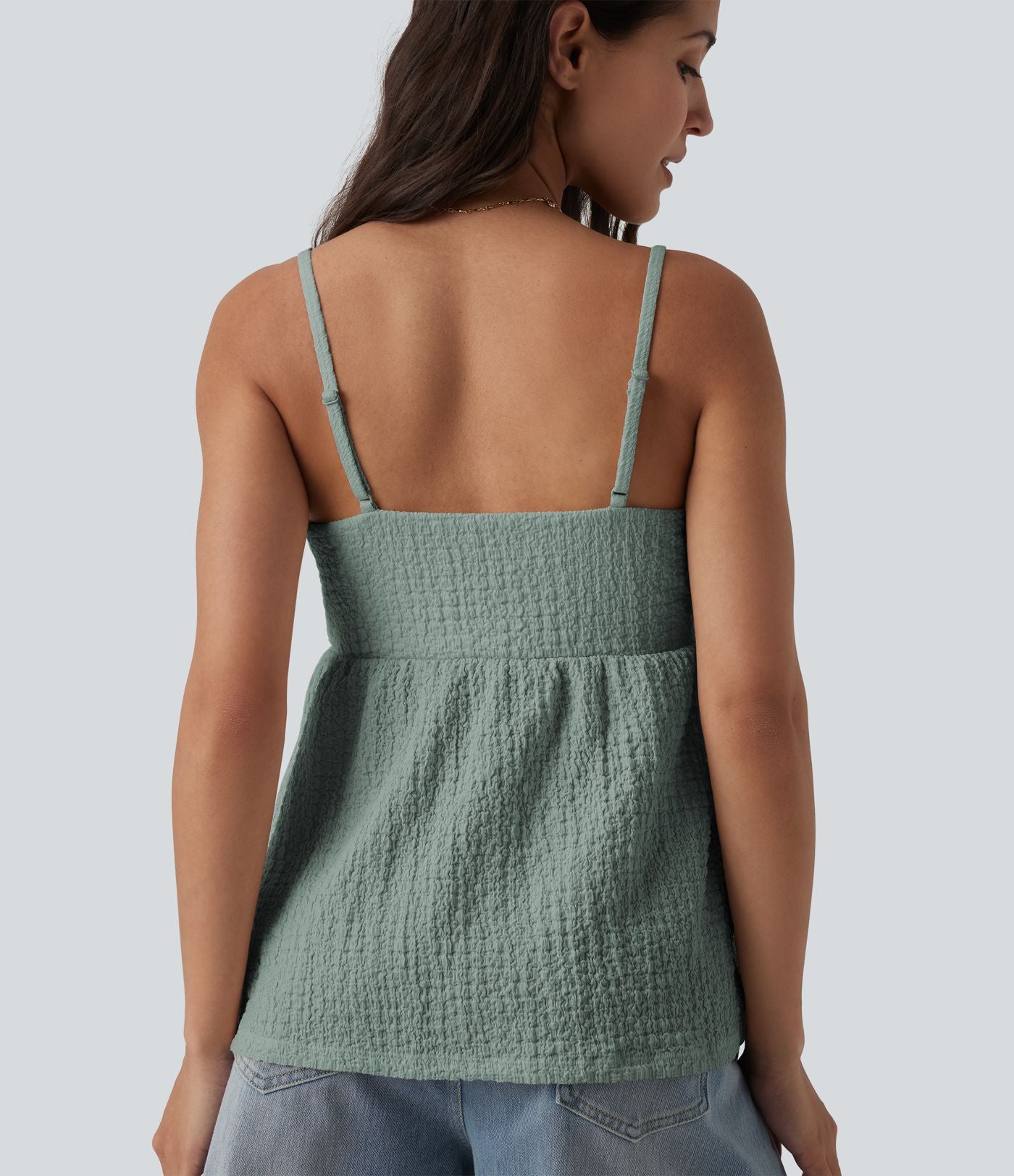 Débardeur col V avec brassière intégrée